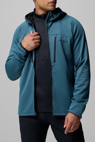 Fleece Jasje met Capuchon Artic Crest™ - Pauwblauw