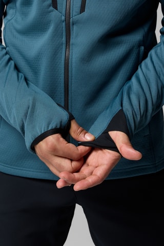 Fleece Jasje met Capuchon Artic Crest™ - Pauwblauw