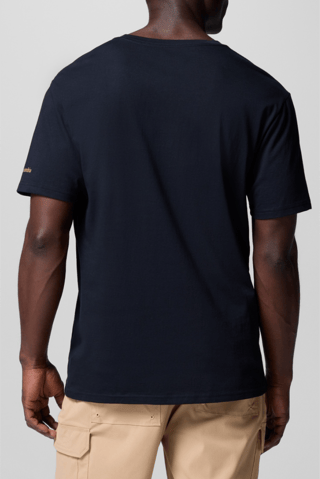 Biologisch Katoenen T-shirt Rapid Ridge™ - Zwart