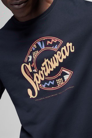 Biologisch Katoenen T-shirt Rapid Ridge™ - Zwart