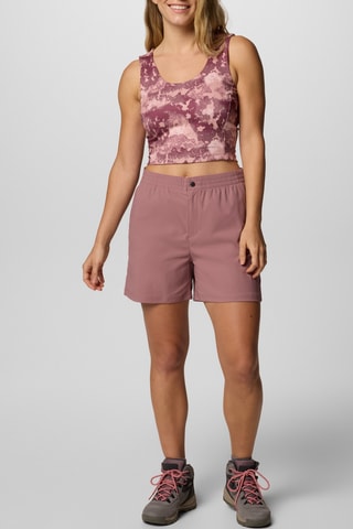 Crop top met tie and dye Boundless Trek™ - Rood