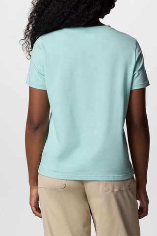 Biologisch Katoenen Regular T-shirt Rolling Bend™ - Zeegroen