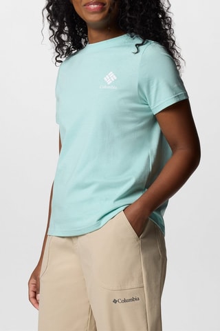 Biologisch Katoenen Regular T-shirt Rolling Bend™ - Zeegroen