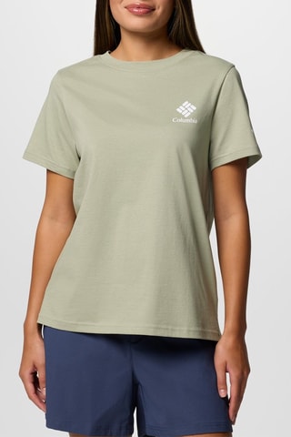 Biologisch Katoenen Regular T-shirt Rolling Bend™ - Kaki