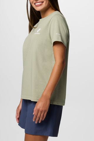 Biologisch Katoenen Regular T-shirt Rolling Bend™ - Kaki