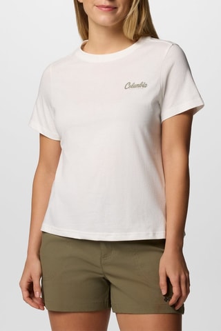 Biologisch Katoenen Regular T-shirt Rolling Bend™ - Wit