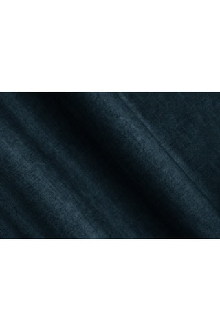 Pouf Loretto - Bleu pétrole - Toucher velours