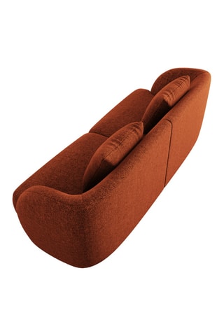 Canapé Tulum - Rouge brique - 2 places - En polyester