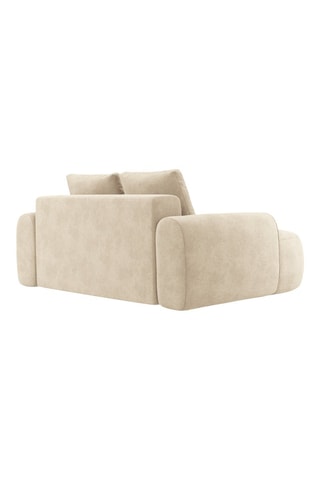 Canapé Linz - Beige clair - 2 places - Toucher velours