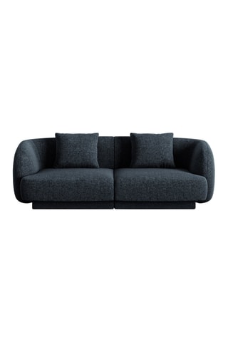 Canapé Tulum - Bleu roi - 2 places - Tissu chenille