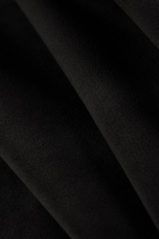 Canapé d'angle gauche Strino - Noir - 3 places - En tissu velours