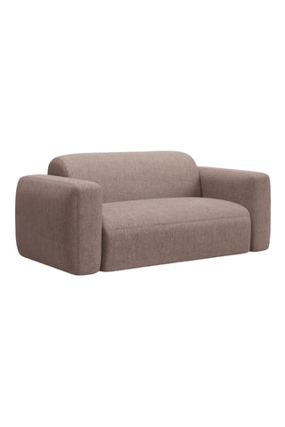 Canapé Strino - Marron - 2 places - En tissu
