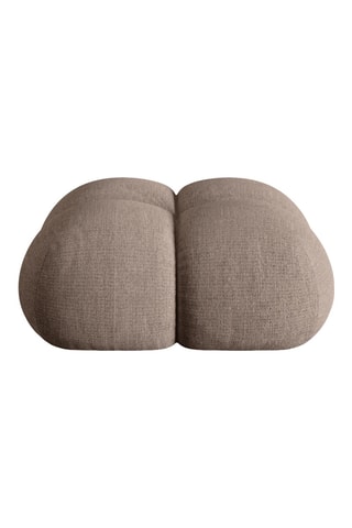 Pouf Loretto - Marron - En tissu