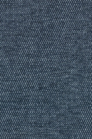 Pouf Loretto - Bleu foncé - En tissu