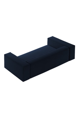 Canapé Arendal - Bleu roi - 2 places - En tissu velours