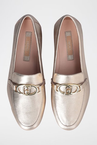 Mocassins en cuir Emel - Doré