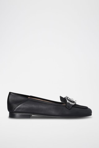 Mocassins en cuir de mouton Emel - Noir