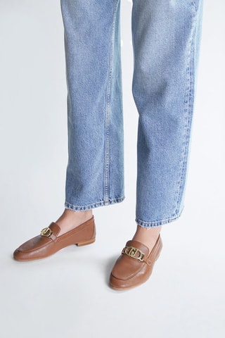 Mocassins en cuir Emel - Marron