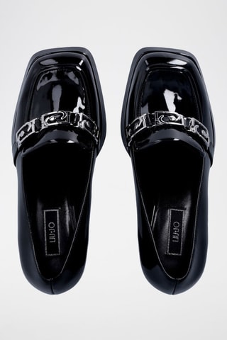 Mocassins à talons - Noir