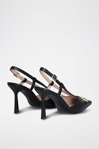 Escarpins en cuir de chèvre - Noir