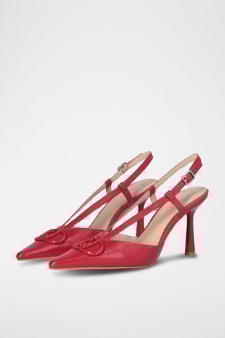 Escarpins en cuir de chèvre - Rouge