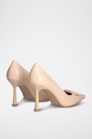 Escarpins en cuir de chèvre - Beige