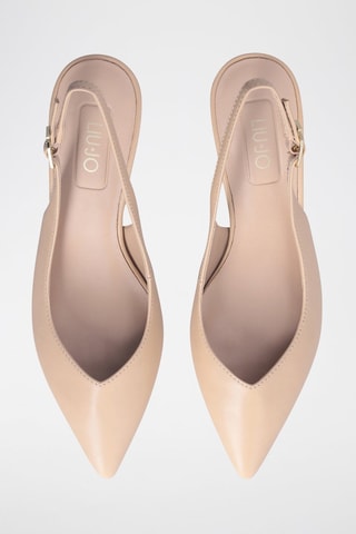 Escarpins en cuir de chèvre - Beige