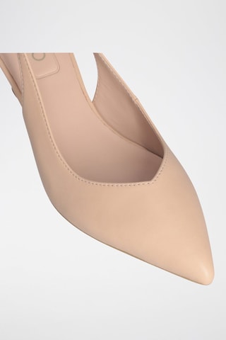 Escarpins en cuir de chèvre - Beige