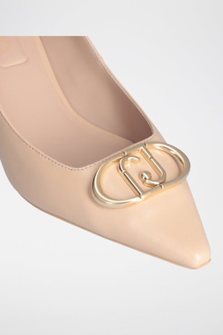 Escarpins en cuir de chèvre Gemy - Beige