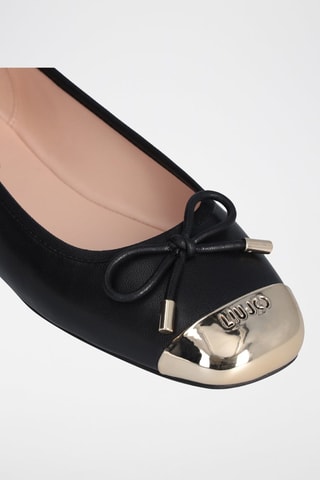Ballerines en cuir Dafne - Noir