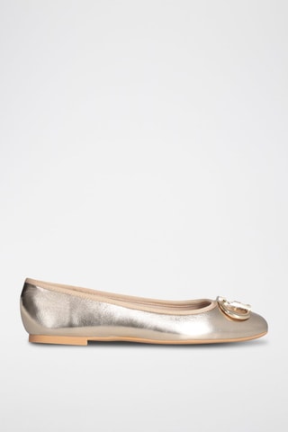 Ballerines en cuir de mouton Dafne - Doré