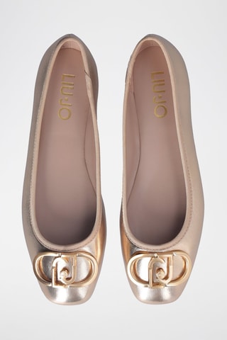 Ballerines en cuir de mouton Dafne - Doré