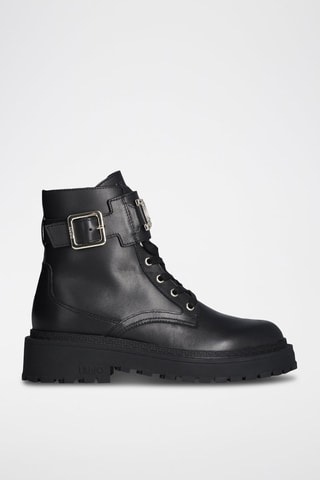 Bottines en cuir Rumi - Noir