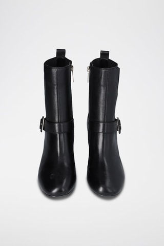 Bottines en cuir - Noir