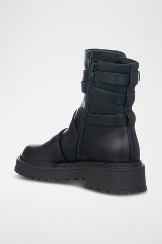 Bottines en cuir - Noir