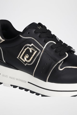 Baskets en cuir - Noir