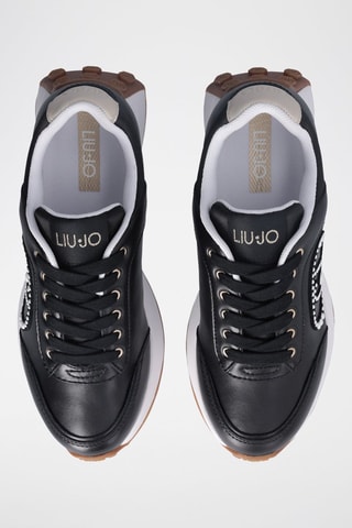 Baskets en cuir Lolo - Noir