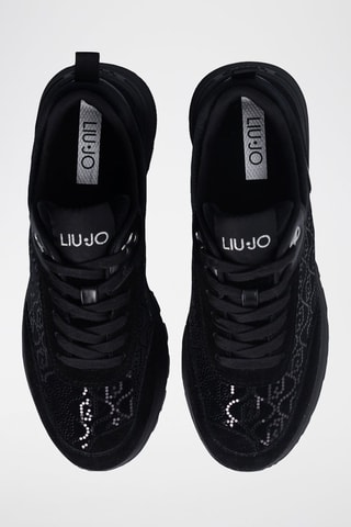 Baskets plateformes en cuir Amazing - Noir