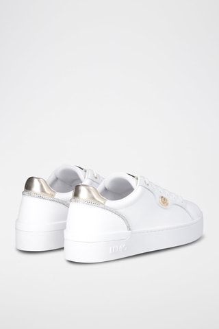 Sneakers en cuir Silvia - Blanc