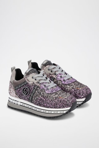 Sneakers Wonder - Violet et argenté