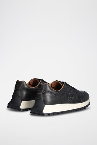 Sneakers en cuir - Noir