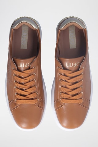 Baskets en cuir Pretty - Camel