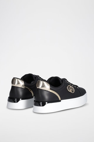 Baskets en cuir Pretty - Noir