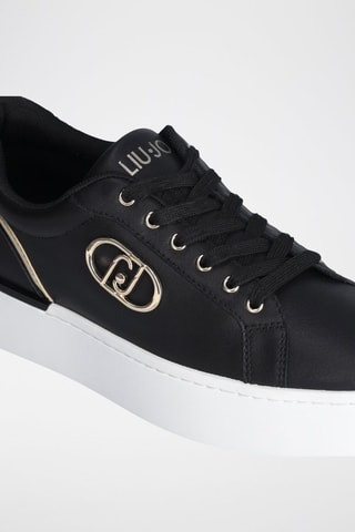 Baskets en cuir Pretty - Noir