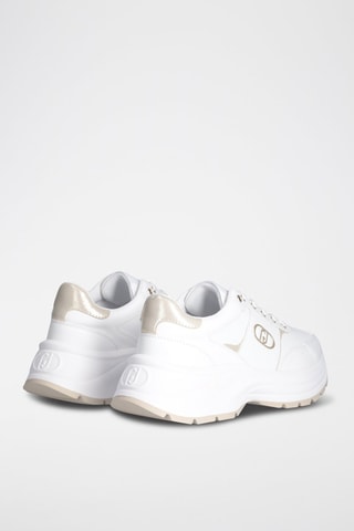 Baskets en cuir Eva - Blanc