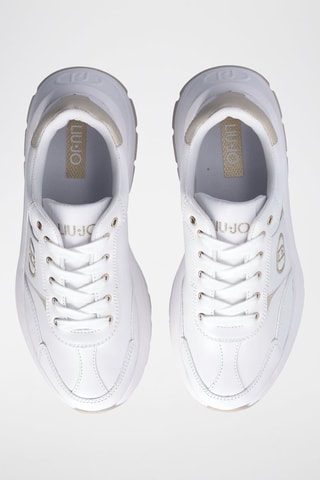 Baskets en cuir Eva - Blanc