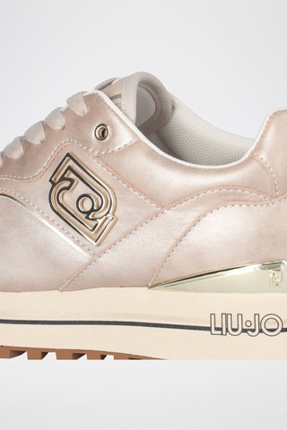 Sneakers plateformes en cuir Maxi Wonder - Rose