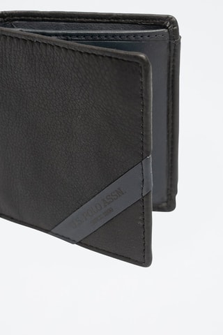 Portefeuille en cuir Utah - Noir - US Polo