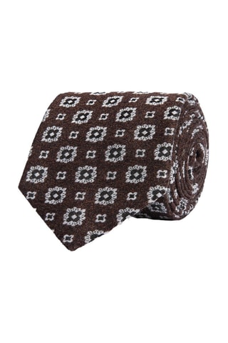 Bamboe Stropdas - Bruin