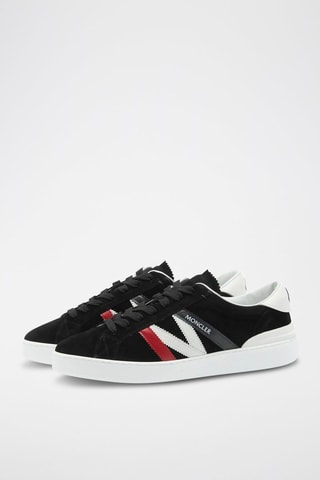 Leren Sneakers Monaco M Low Top - Zwart